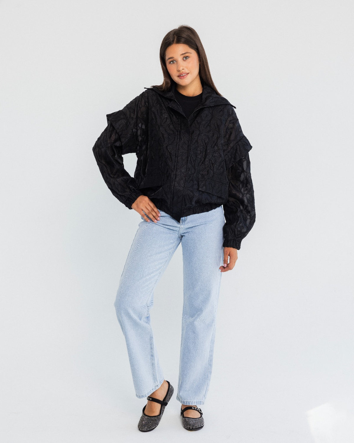 STRAIGHT DENIM PANT-ICED