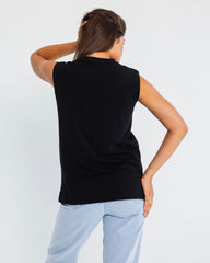 SLEEVELESS COTTON TOP