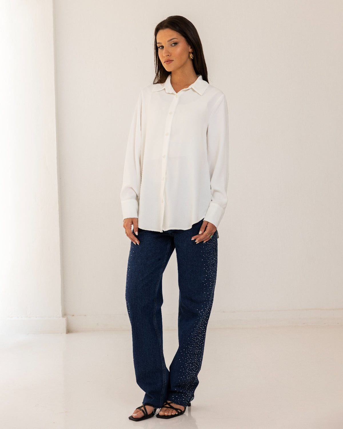 CLASSIC PLAIN SHIRT-OFF WHITE