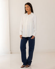 CLASSIC PLAIN SHIRT-OFF WHITE