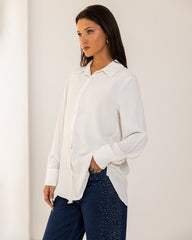 CLASSIC PLAIN SHIRT-OFF WHITE