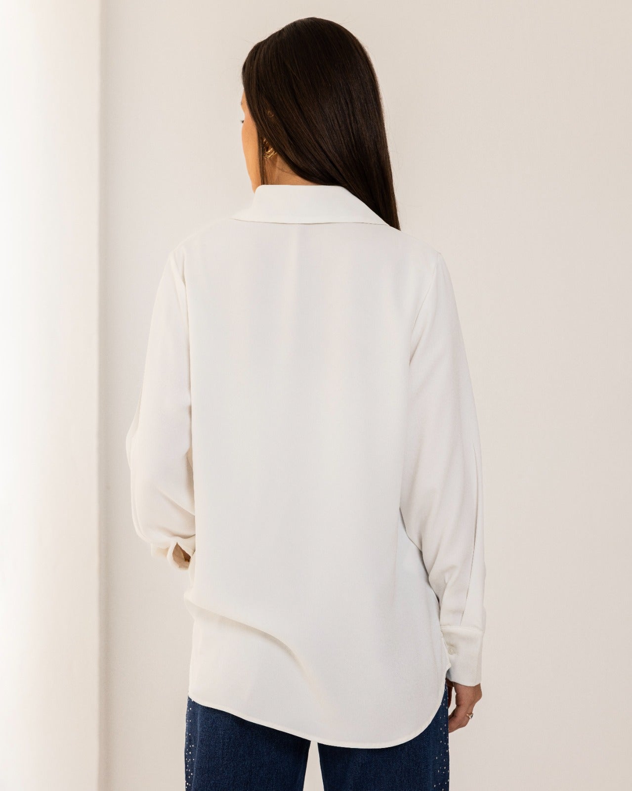 CLASSIC PLAIN SHIRT-OFF WHITE