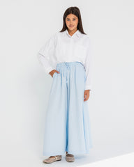HIGH WAIST WIDE LEG PANTS-BABY BLUE