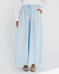 HIGH WAIST WIDE LEG PANTS-BABY BLUE