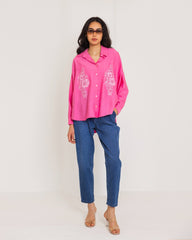 MOMFIT DENIM PANTS-BLUE BLACK