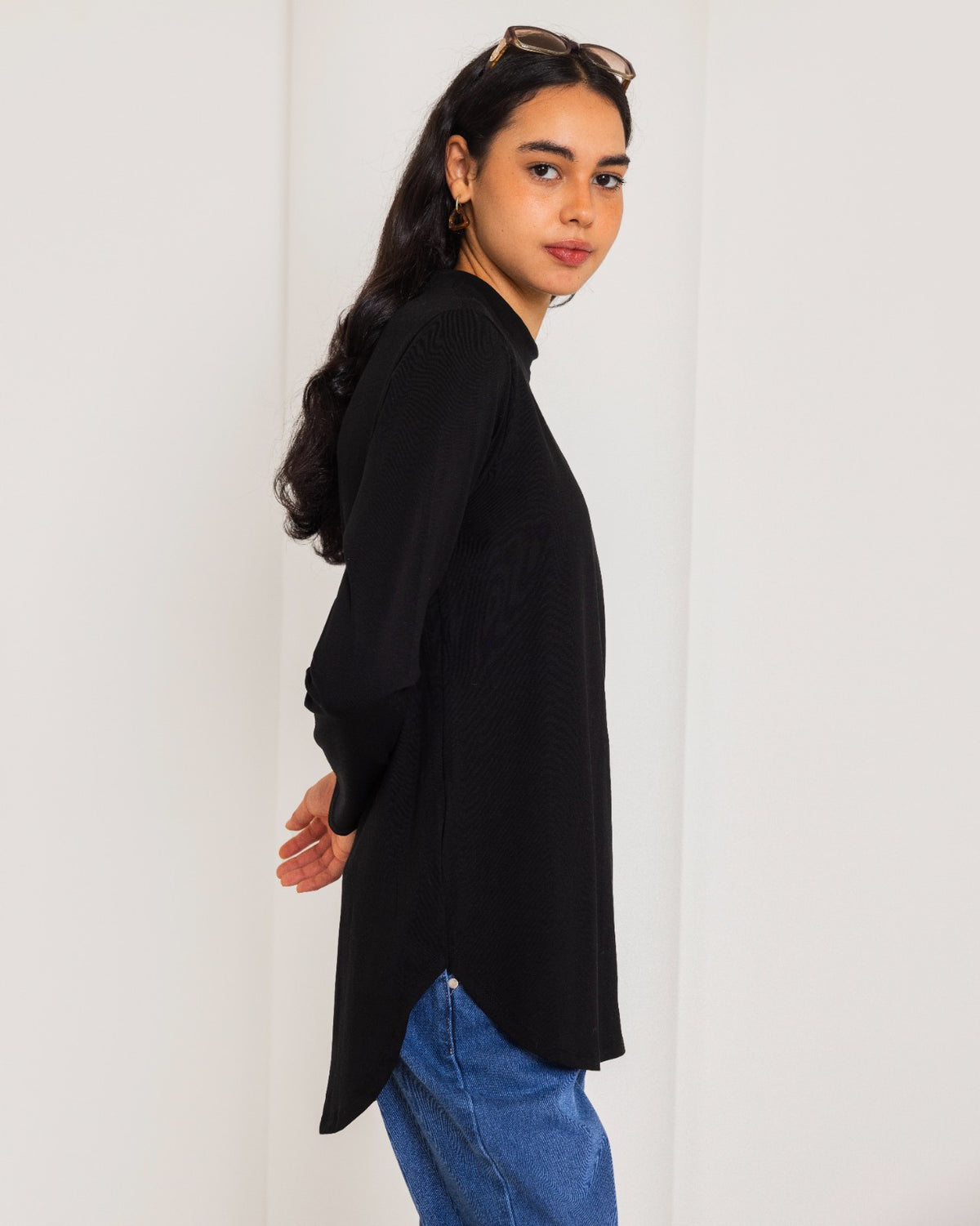 COTTON BASIC T-SHIRT-BLACK