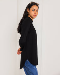 COTTON BASIC T-SHIRT-BLACK