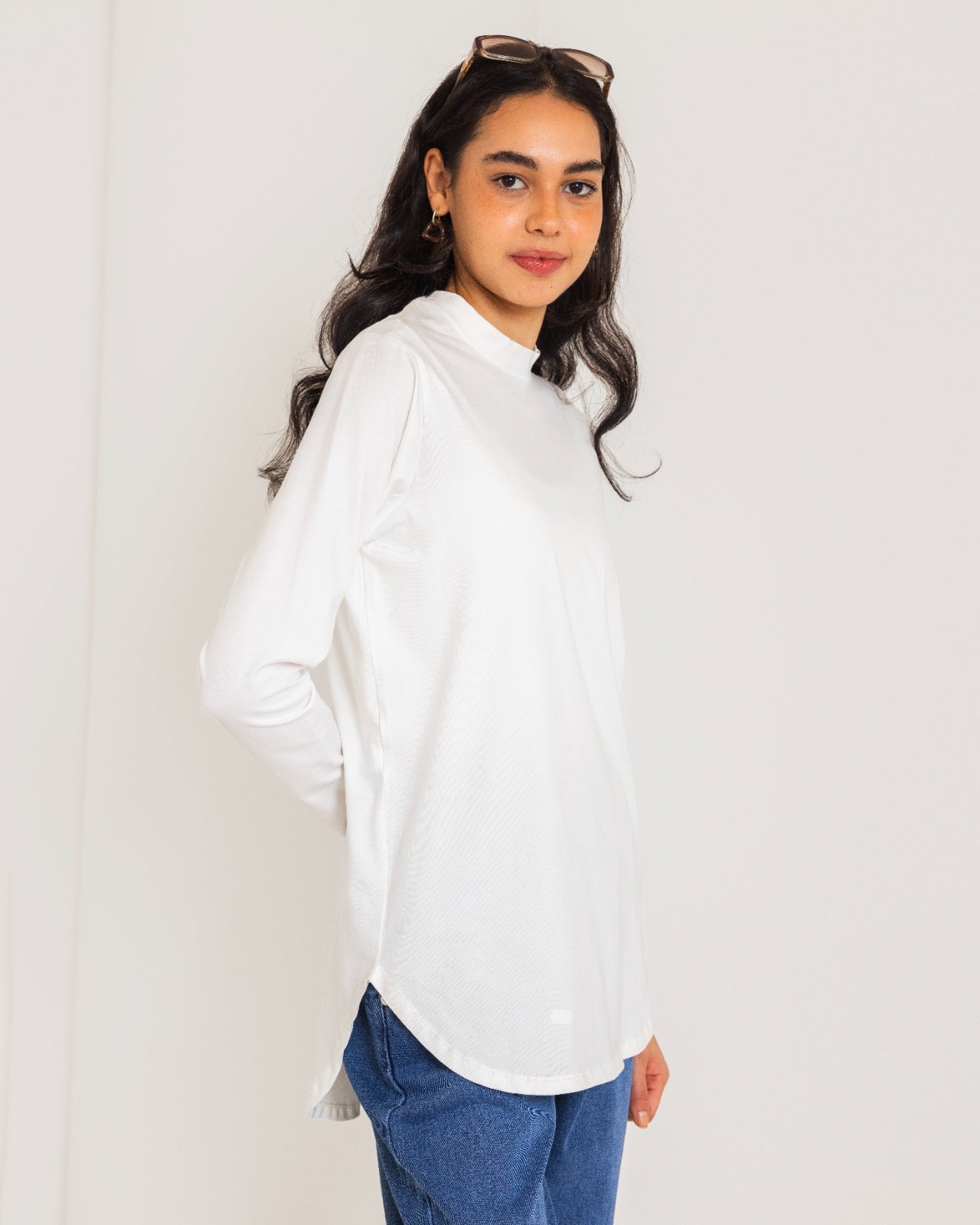 COTTON BASIC T-SHIRT-WHITE