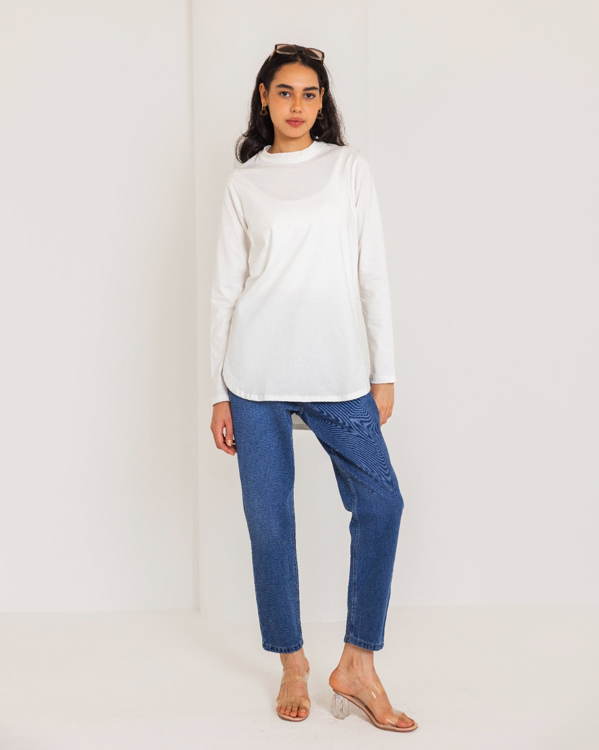 COTTON BASIC T-SHIRT-WHITE