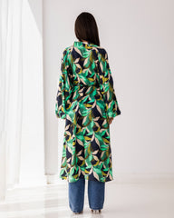 COTTON CARDIGAN-GREEN