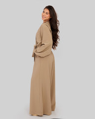 WRAPPED JUMPSUIT-CAFE