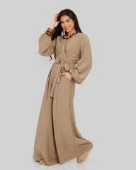 WRAPPED JUMPSUIT-CAFE