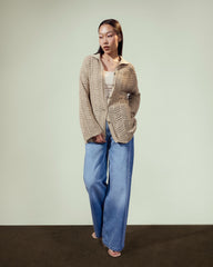 BALLOON WASHED PANTS-BLUE