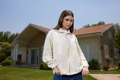 EMBRODIERY JACKET-BEIGE