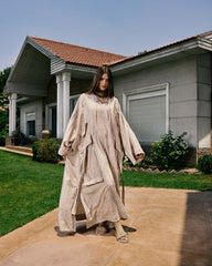 OVERSIZE DRESS-BEIGE