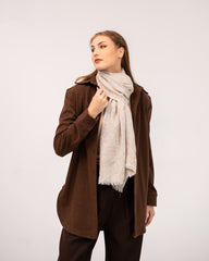 LONG OVERSHIRT-BROWN