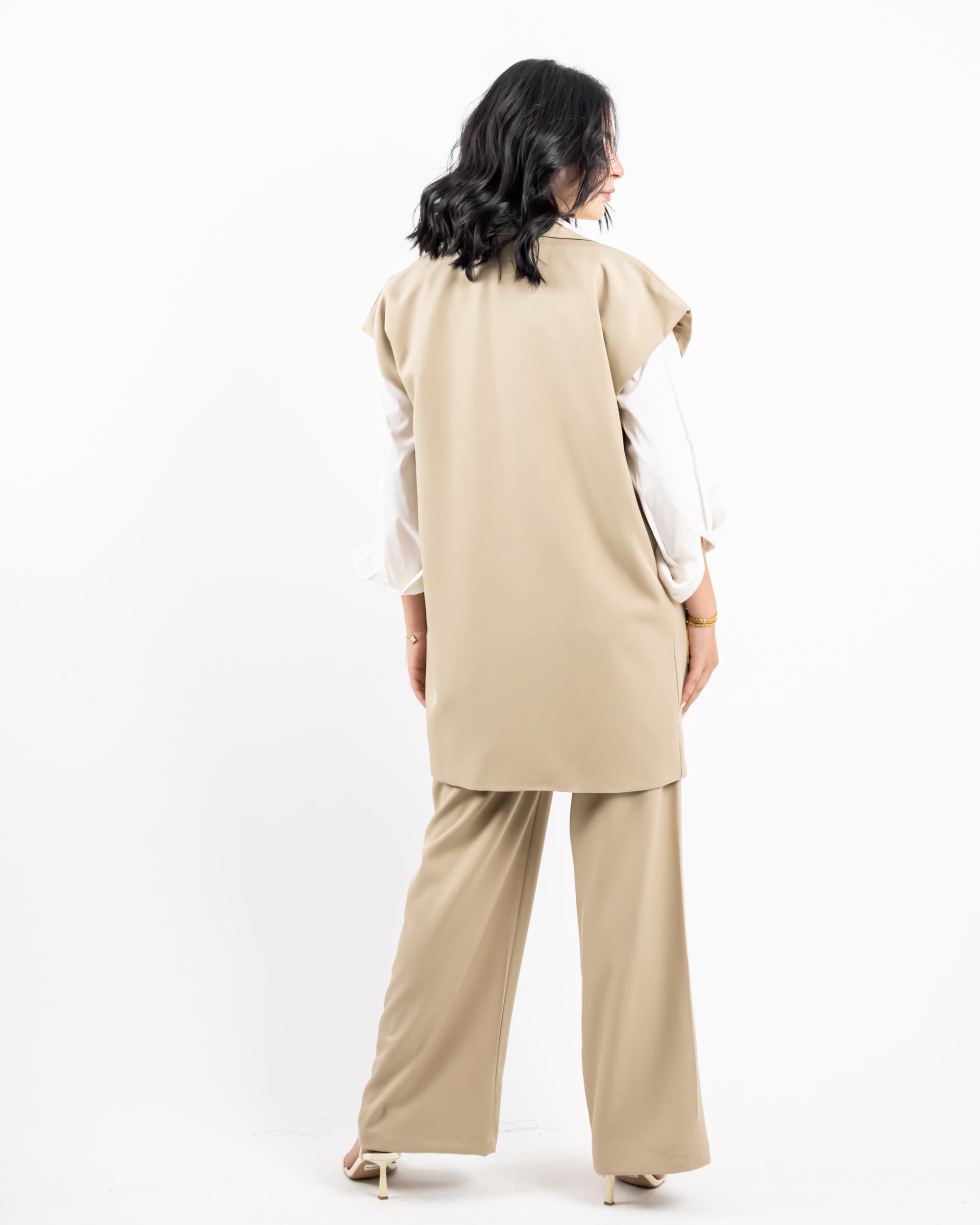 WIDE LEG PANT -BEIGE