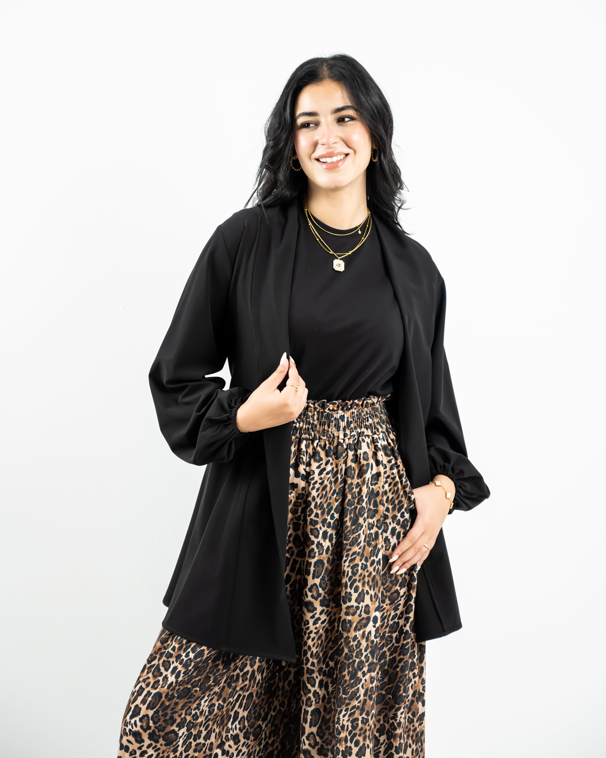 TIGER WIDE LEG PANT -BROWN