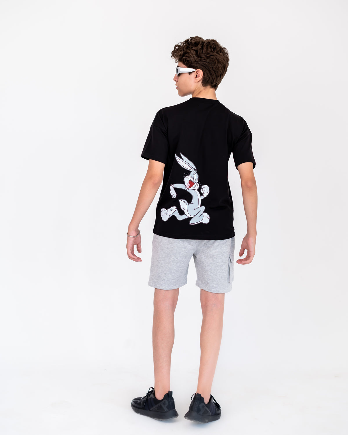 RABBIT SHIRT-BLACK