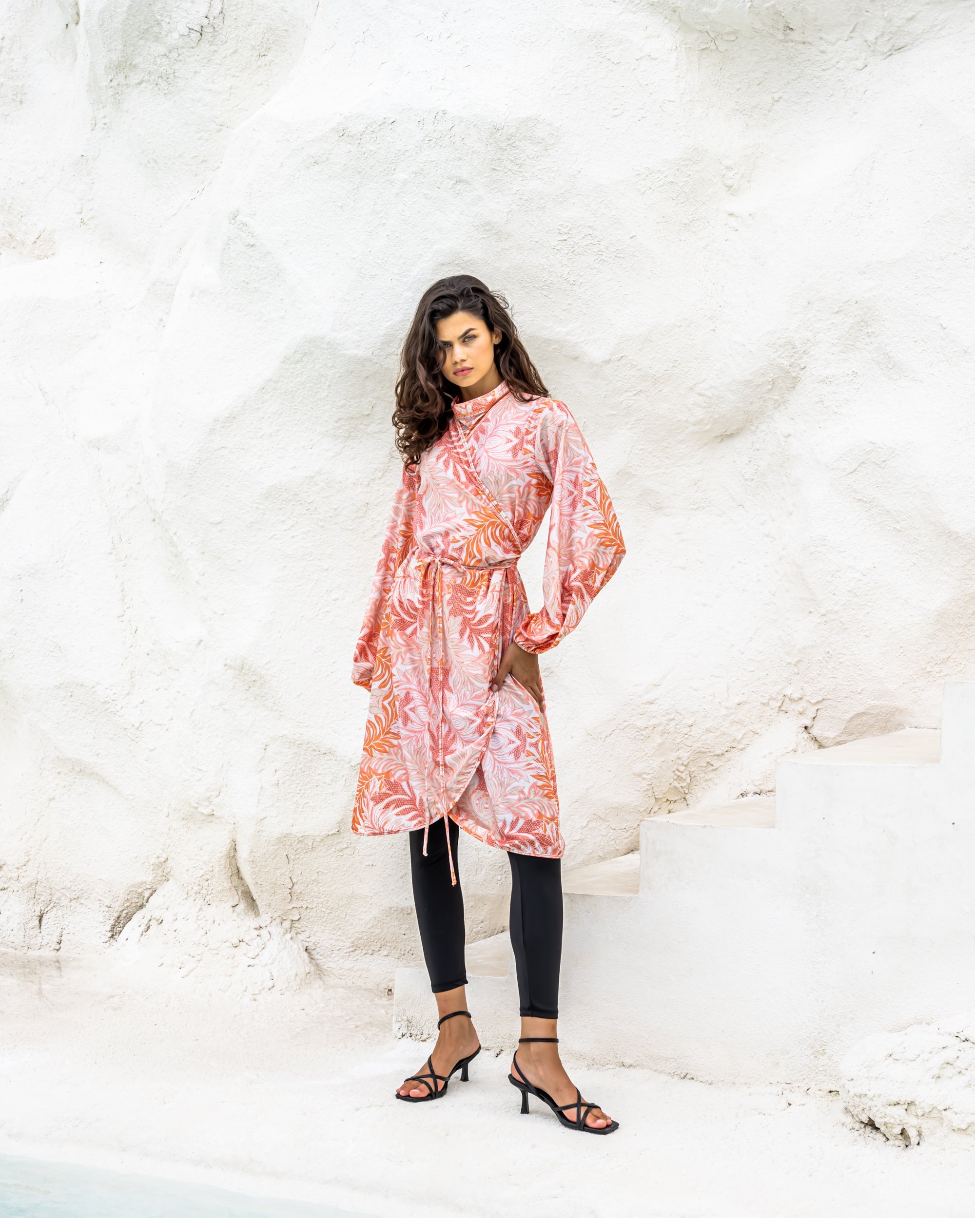 Peach AYARA SWIMTOP - برتقالي (أعلى فقط)