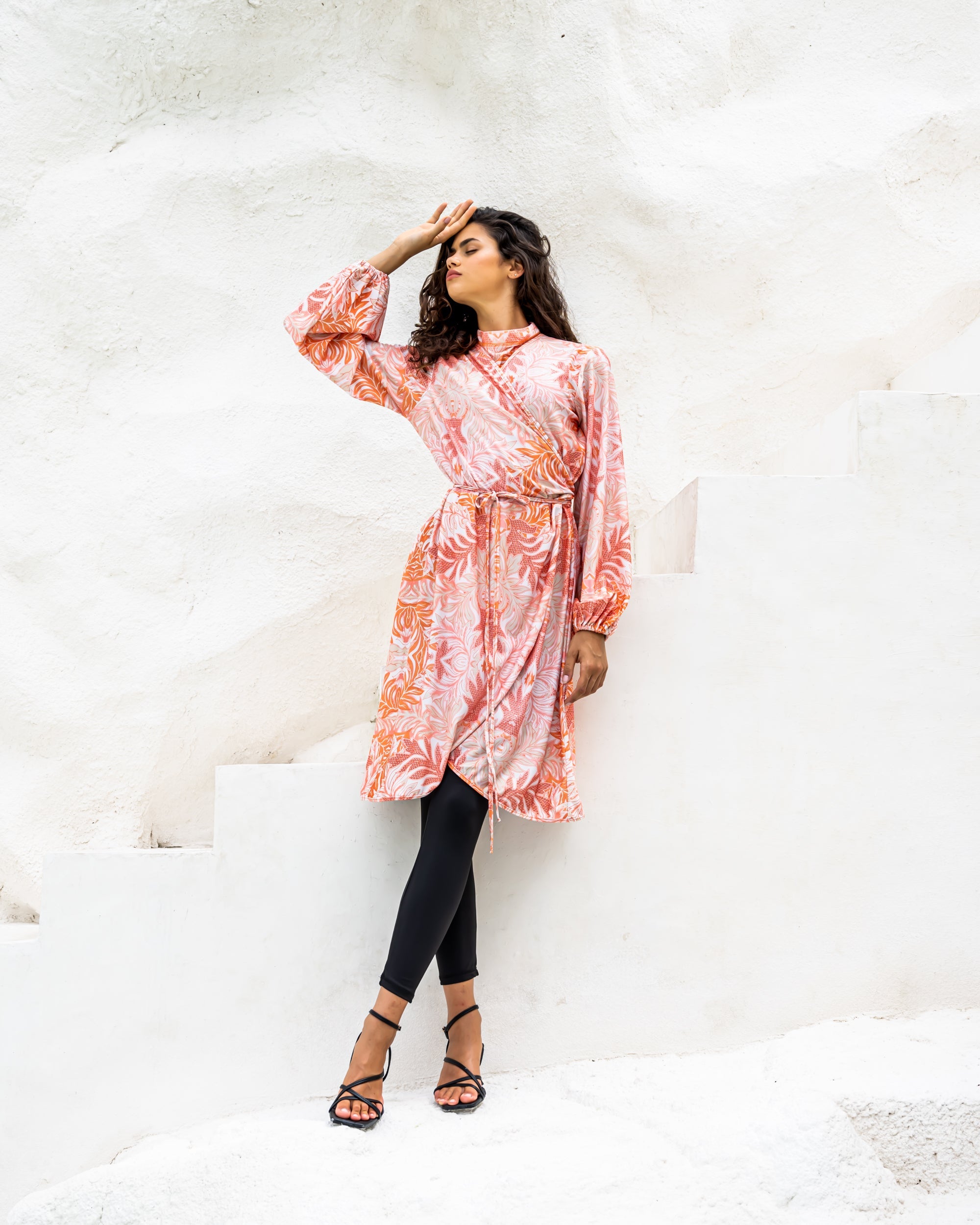 Peach AYARA SWIMTOP - برتقالي (أعلى فقط)