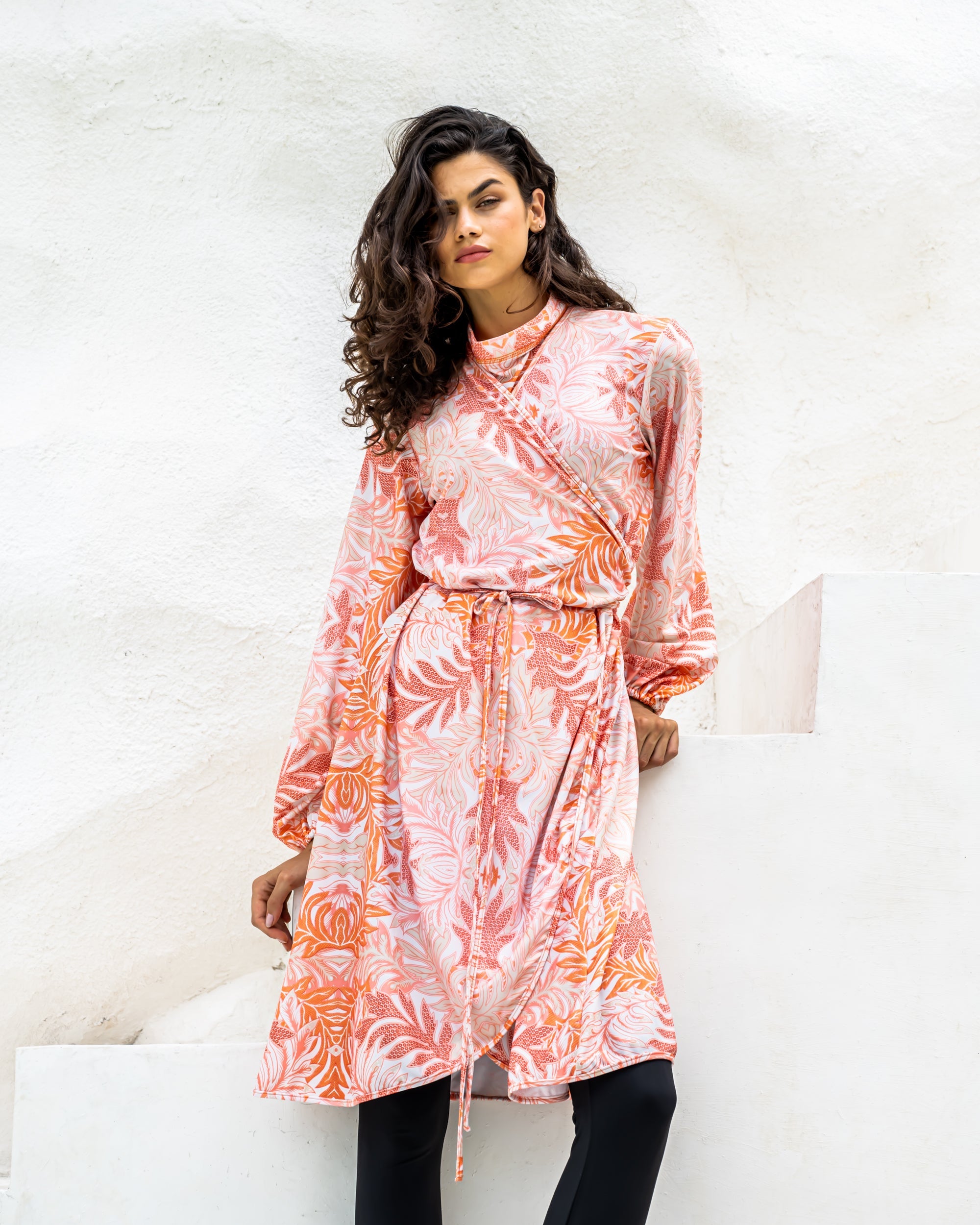 Peach AYARA SWIMTOP - برتقالي (أعلى فقط)