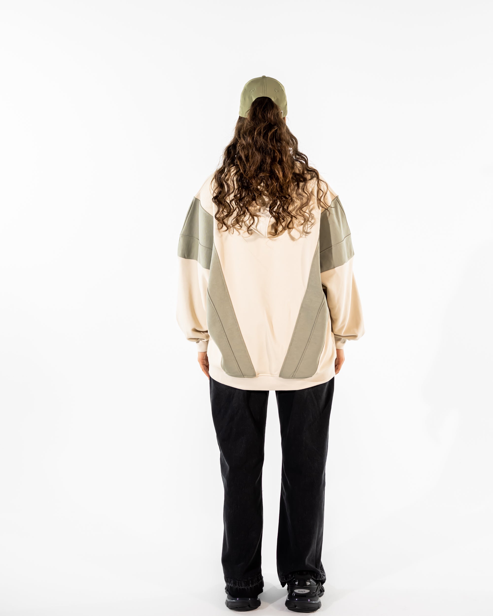 MIXED SWEATSHIRT-BEIGE