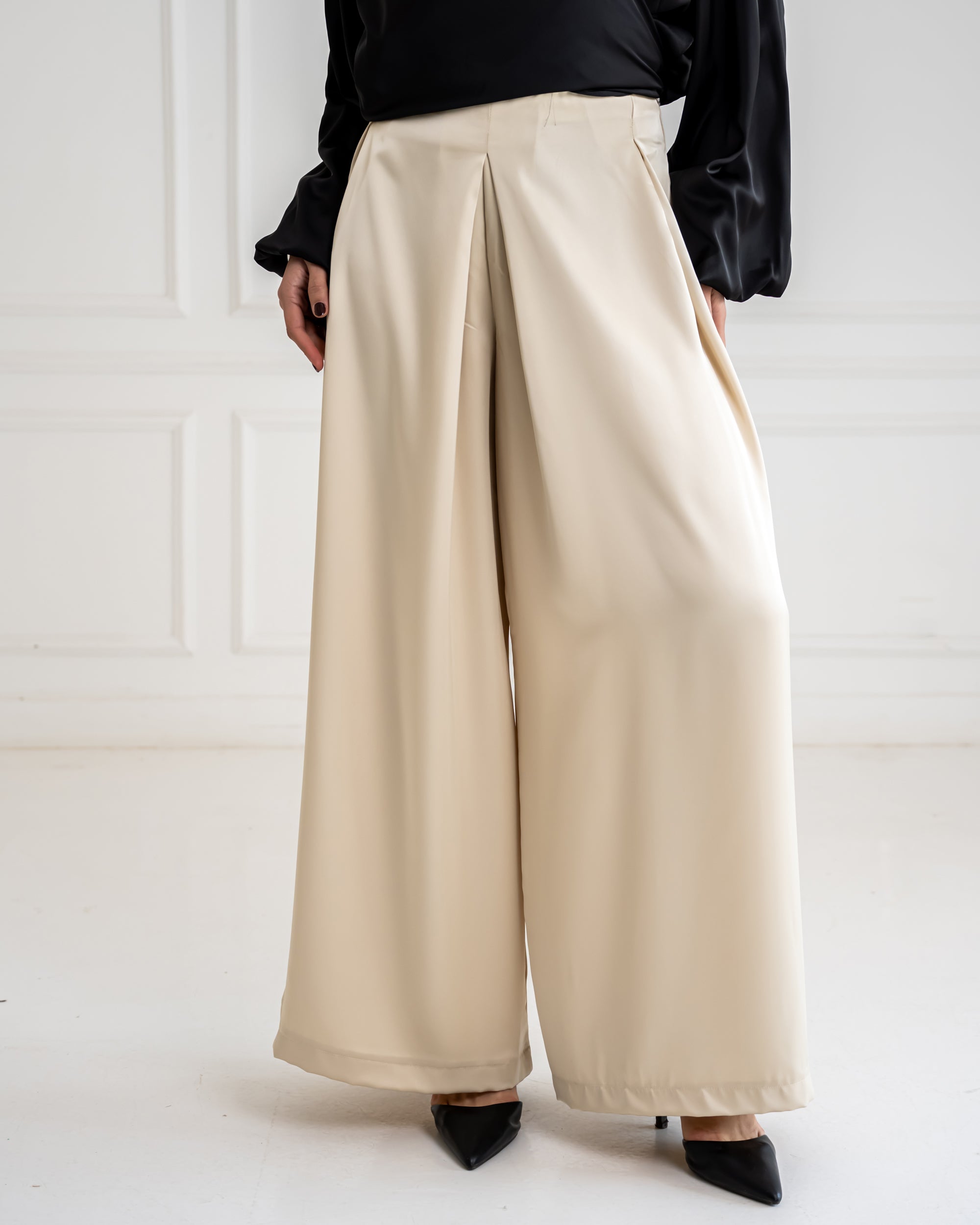 SATIN WIDE LEG PANT-PAIGE