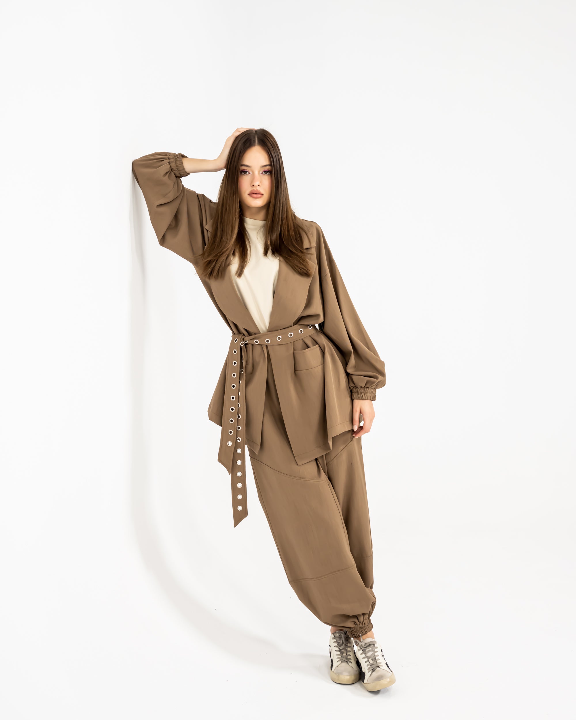SWEATPANTS-BROWN