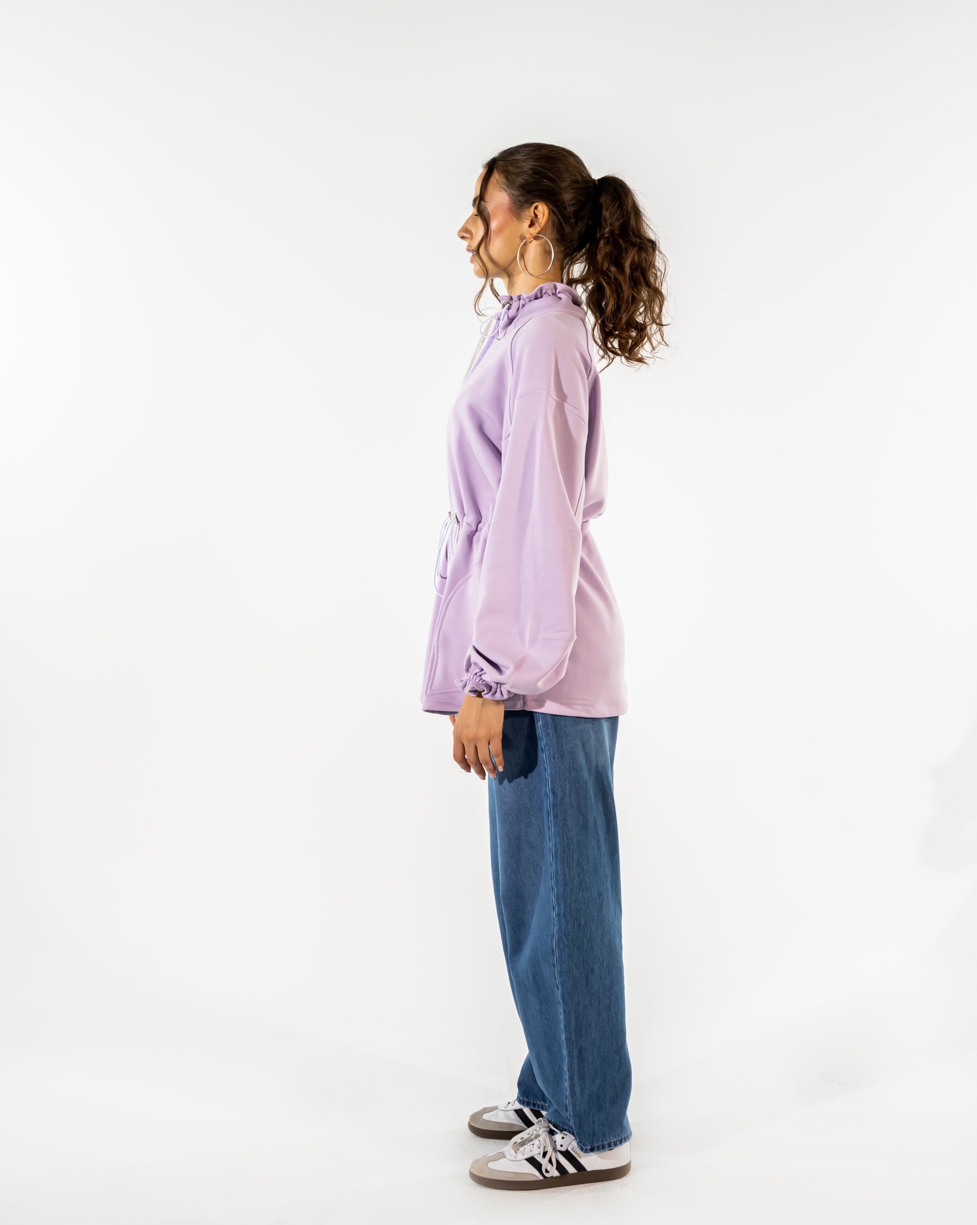 LONG SWEATSHIRT-LILAC