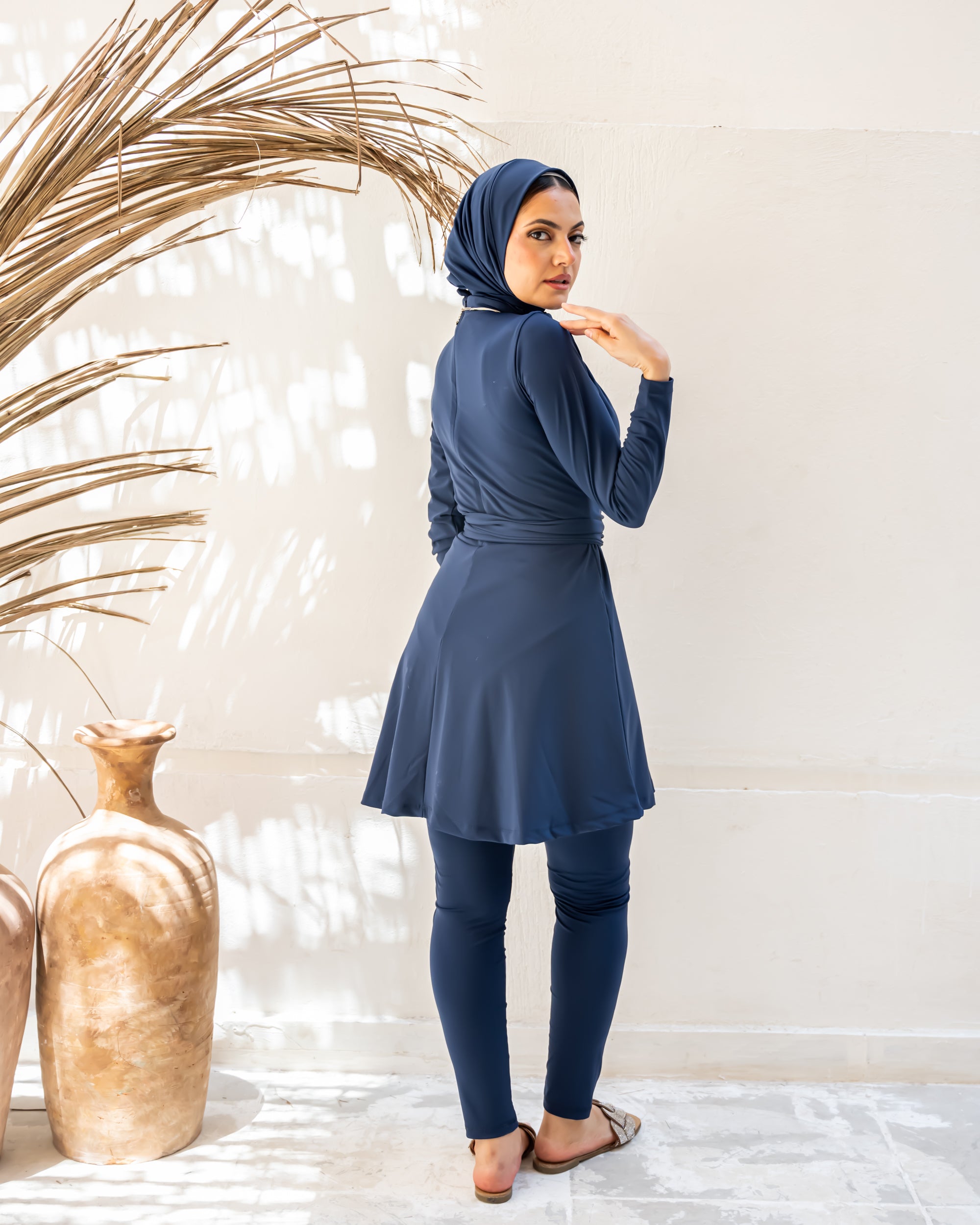 slim swimpant- Light BLUE BLACK ( PANTS ONLY )