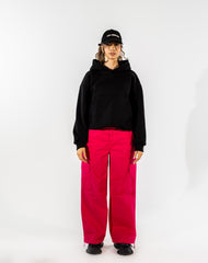 CARGO GABARDINE PANT-FOSHIA