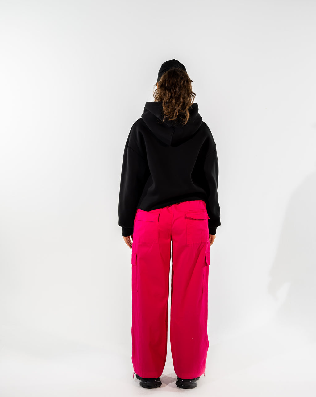 CARGO GABARDINE PANTS-FOSHIA