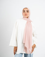 CHIFFON SCARF -NUDE