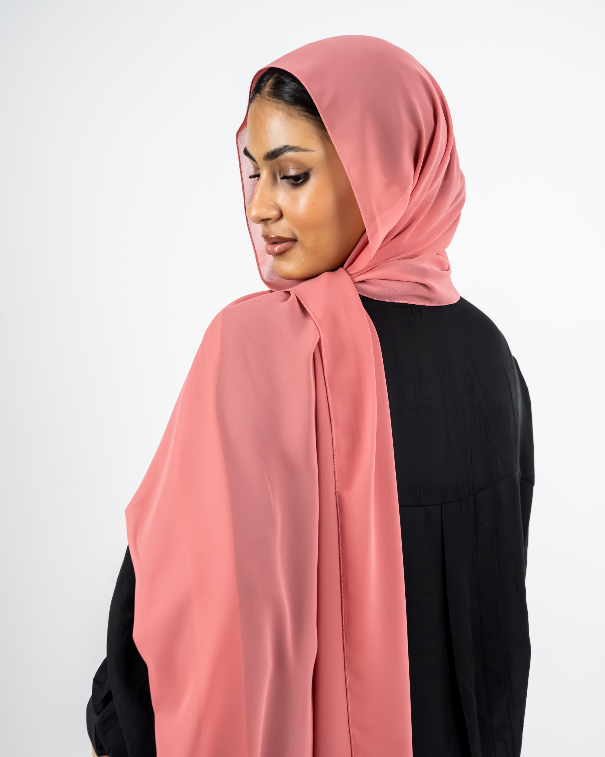 CHIFFON SCARF -DARK CASHMERE