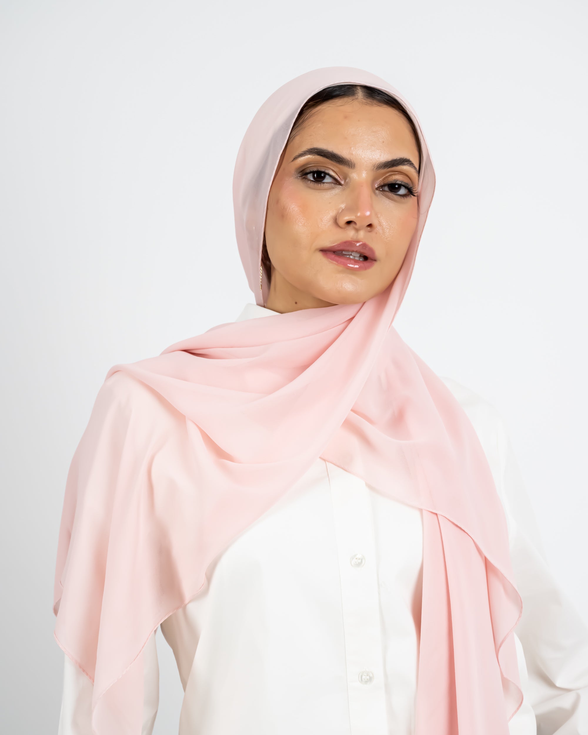 CHIFFON SCARF -PINK