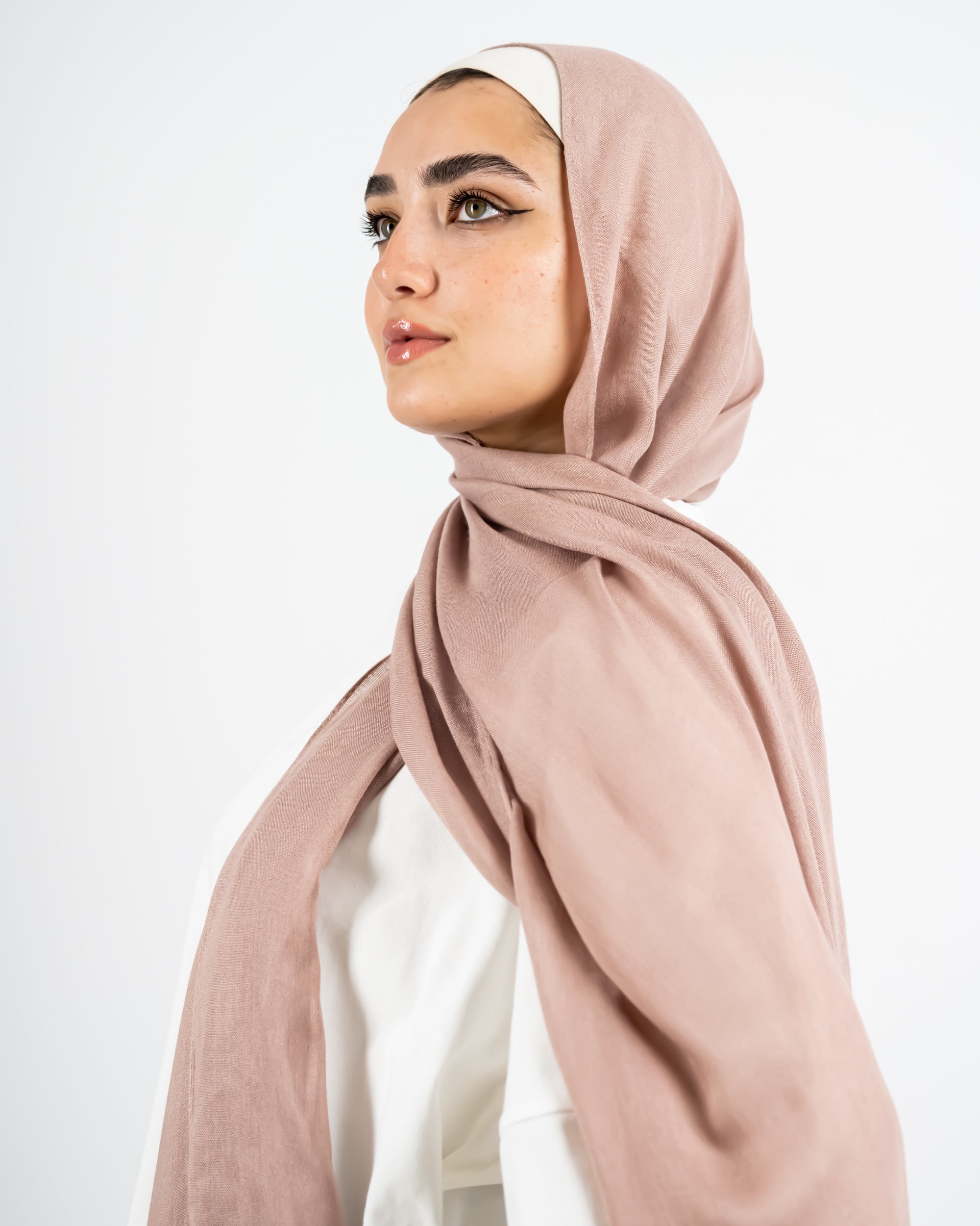 MODAL SCARF -NUDE