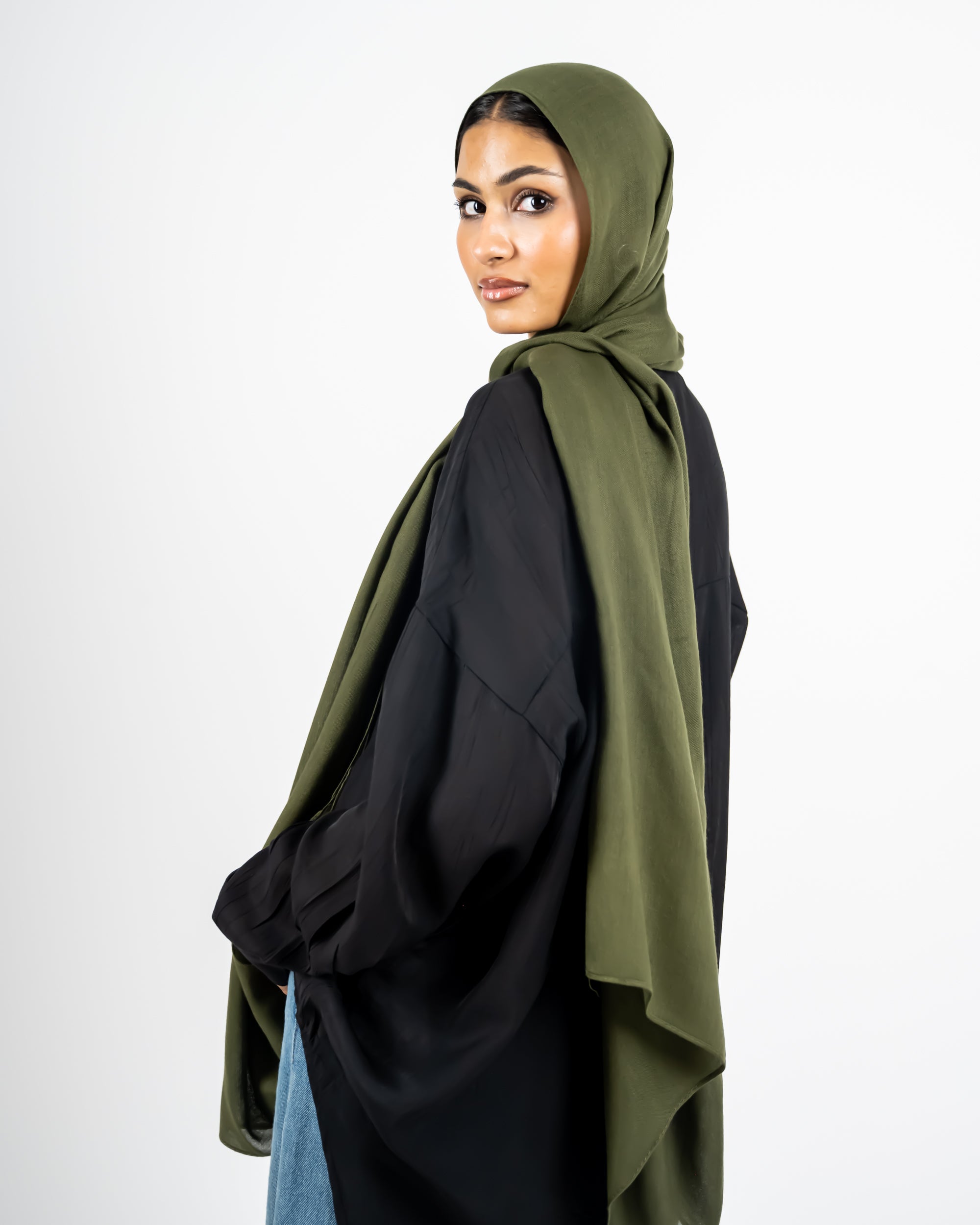 MODAL SCARF -OLIVE