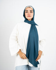 ELEGANCE SCARF -PETROLEUM