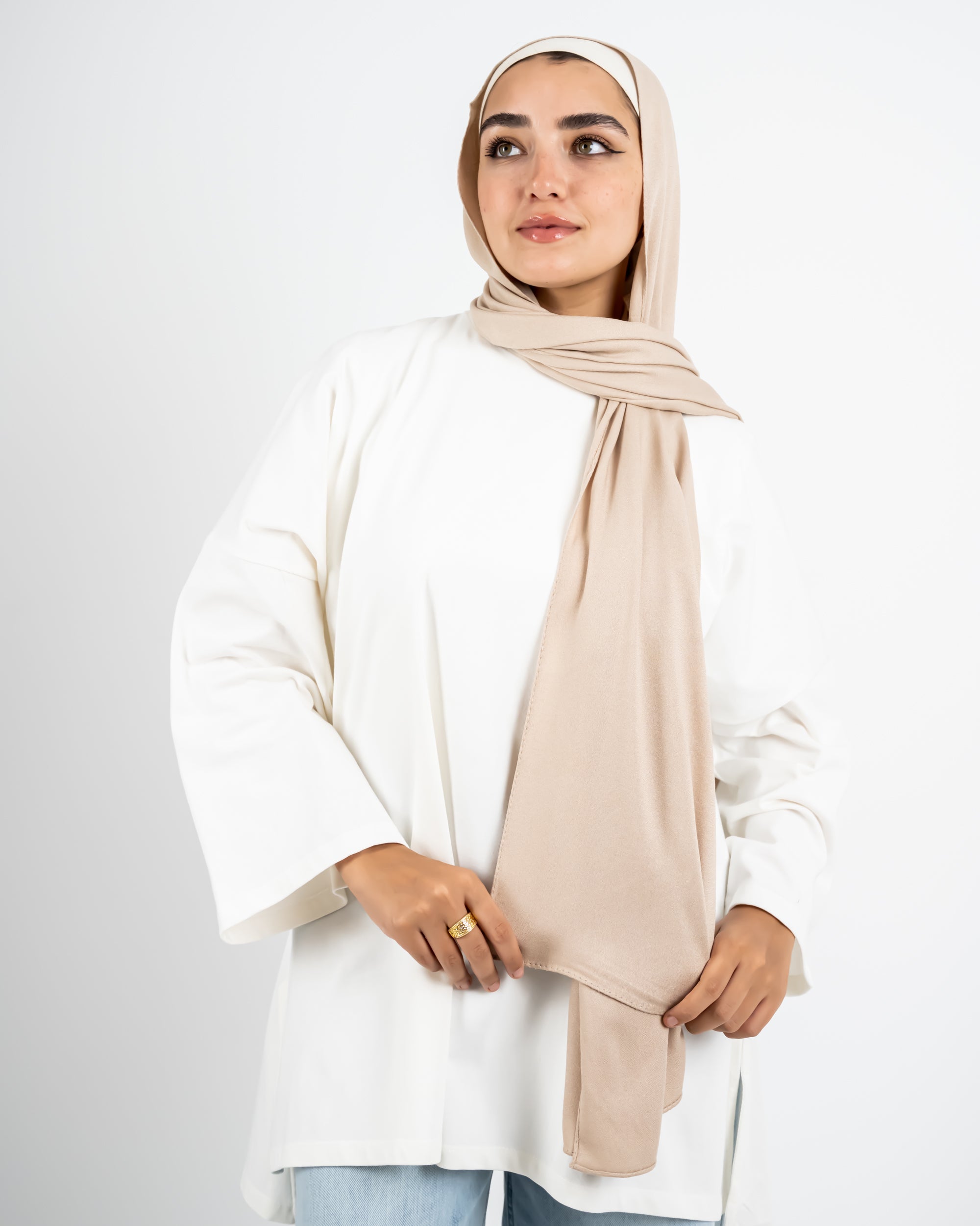 ELEGANCE SCARF -BEIGE