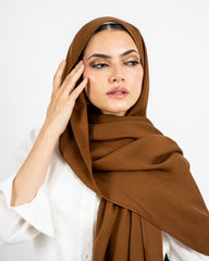 ELEGANCE SCARF -BROWN