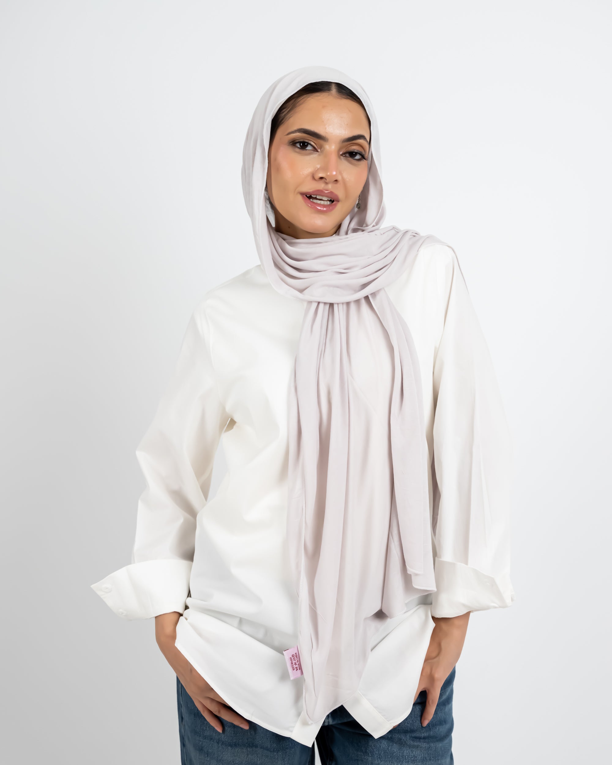 KLEENEX ELEGANT SCARF -SILVER