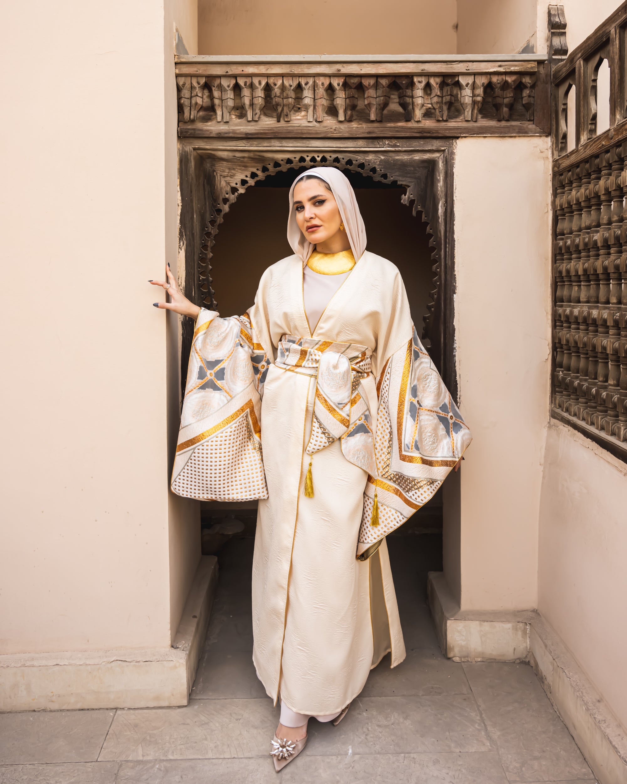 PREMIUM JACQUARD KAFTAN -PAIGE