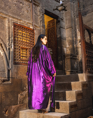 ROYAL BEADED KAFTAN -PURPLE