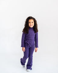 PIECES WOOL SET -PURPLE