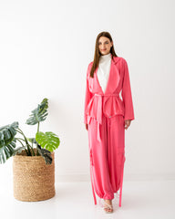 WITH POCKETS WIDE LEG PANTS-FOSHIA
