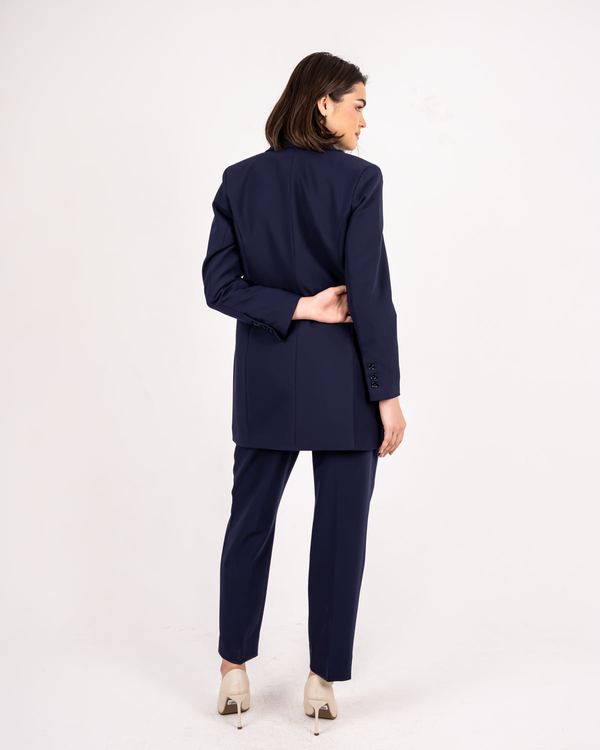 FORMAL TROUSERS-BLUE BLACK
