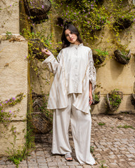 OVERSIZE LINEN BLOUSE -PAIGE