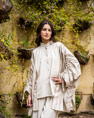 OVERSIZE LINEN BLOUSE -PAIGE