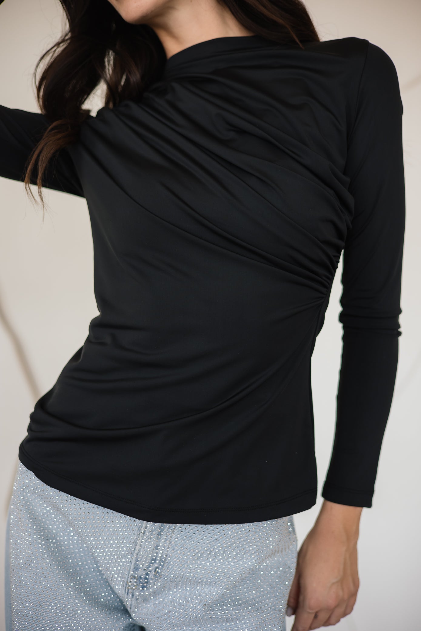 Drapped top